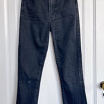 MOTHER Denim MOTHER • The Insider Crop Two Step Fray jeans ankle Not Guilty black flare Photo 0