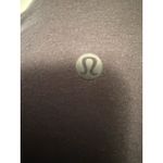 Lululemon Back In Action T-Shirt Womens 6 Short Sleeve Pullover Black Photo 2