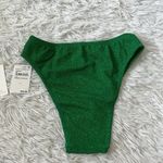 Good American Nwt Sparkle Good Waist Cheeky Bikini Bottom Summer green size 0/XS Photo 2