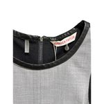 Rebecca Taylor Revolve Fit & Flare Leather Trim Mini Dress Size 2 $350 Stretch Photo 7