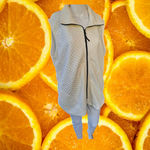 Caroline Rose Quilted‎ White Full Zip Vest Size Medium Photo 1