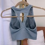Longline Sports Bra Gray Photo 2