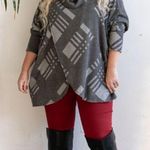 LuLaRoe Kristen Coral Orange Cowl Neck Pullover Photo 8