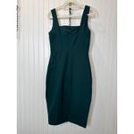 Lulus  Baby, You're The One Dark Green Sleeveless Bodycon Midi Dress Cocktail L Photo 3
