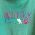 Duluth Pack Sweatshirt Cowl Neck Pullover Green Womens Size Large Green Photo 2
