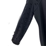 Outlander wool blend black beaded mock neck sweater dress vintage party cocktail Size M Photo 4