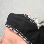 Tory Burch Womens One Piece Swimsuit size Large Black White Beach Summer Photo 3