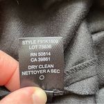 Tahari Pleated Front Long Sleeve Shift Mini Dress in Black, Size 4 Photo 10