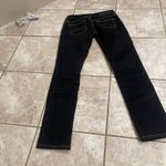 AX Armani Exchange Womens Black Jeans Straight Leg Stitch Detail USA Size P0 Photo 1