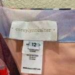 Anthropologie Corey Lynn Calter Daybreak Midi Dress Size 12 Watercolor Print Photo 6