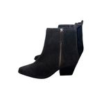 NWT HOUSE OF HARLOW DARK BROWN SUEDE/LEATHER ANKLE BOOTS Size 9.5 Photo 2