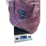 VTG 90s Denim & Co Mauve Pink Chenille Button Front Collared Cardigan Sweater S Photo 8