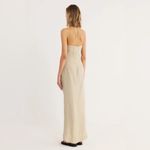 Rumer Estelle Halter Maxi‎ Dress Size M Tan Size M Photo 12