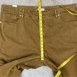 Good American  90s‎ Duster Straight Leg Jeans Bronze Brown 18 Photo 7