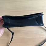 Brahmin  Vintage Luxury Designer Leather Small Crossbody Handbag Black 9"x6"x2.5" Photo 12