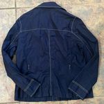 Loft ann taylor | 12 petite | lightweight navy jacket Photo 3