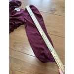 Savanna‎ Jane Long Sleeve Runched Crop Top Size Small Polyester Sexy Hippie Boho Photo 6