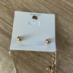 Initial B necklace and earring set Photo 2