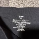 Aritzia Aritizia TNA Side Ribbon Striped Detailed Black Leggings XXS Photo 6