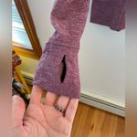 Lululemon ruffled quarter zip pullover Size 8 Purple Run Your Heart Out Pullover Photo 3