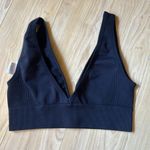 We Wore What Black V-Neck Seamless Bralette Photo 1