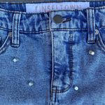 Tinseltown  Wild Fable Denim Studded Raw Hem Skirt size 6 Photo 1