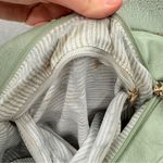 Sage Green Faux Leather Crossbody Bag Women’s Adjustable Strap Tassel Pocket Photo 14