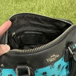 Coach  Mini Bennett Crossbody Satchel Badlands Floral Turquoise‎ Print Shoulder Photo 4