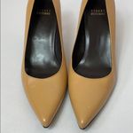 Stuart Weitzman  tan leather pointy toe heels Photo 1