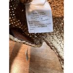 J.Crew Handknotted Straw Pearl Top Handle Bag NWT MSRP $115 Summer Coastal Boho Tan Photo 6