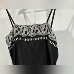 Vintage 70’s Shanghai Embroidered Silk Camisole Top – Size 40 (Approx M) Black Size M Photo 1