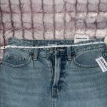 Old Navy Blue Gold Midi A-Line Skirt with Slit Photo 9