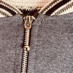 Body Code Size Medium Gray Zipper Front Shacket w/Graphic “Street Gear” Photo 6