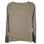 NILI LOTAN Target Long Sleeve Breton Top Cream And Black EUC Size Medium Photo 5