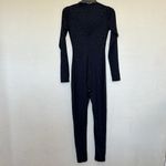 SKIMS SWAROVSKI X  JELLY SHEER LONG SLEEVE CATSUIT |‎ ONYX / M Catsuit Photo 7