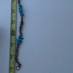 Vintage Boho Tribal Medallion Pendant Necklace Carnelian Turquoise Multistone Blue Photo 11