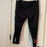 Orange theory black cropped leggings size XL Photo 4