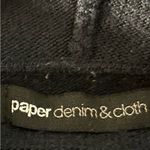 Paper Denim & Cloth  Navy Hoodie Acrylic Sweater Size XL Photo 5