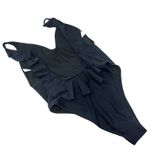 Aerie size large black one piece bathing suit swimsuit new with tags low back Photo 2