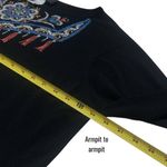 Bob Mackie  Embroidered Tribal Native American Print Blouse Artsy Novelty 2X Photo 7