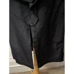 Vintage Wayne Diamond black Sweetheart tiered silky satin ruffled cocktail dress Photo 9