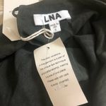 LNA NWT Los Angeles Alvarez dress in charcoal Photo 42