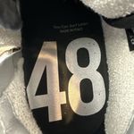 P448 Skate High Top Sneaker Size 38/ 7.5 Black Metallic Sequin Animal Print Photo 8