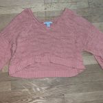 Forever 21 pink cropped sweater Photo 0