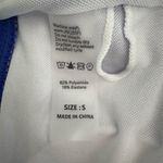 Viottiset Women's Bandeau One Piece Swimsuit Strapless High Cut Out Blue Small Photo 6