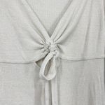 Free People  Say When Long Sleeve Size Small Waffle Knit Ruffle Photo 4