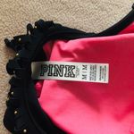 PINK - Victoria's Secret Black fringe gold studded bikini top Photo 3