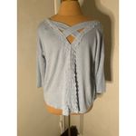 Bobeau Studio B Pastel Blue Soft Knit Sweater S NEW Cozy Comfy Winter Casual Photo 1