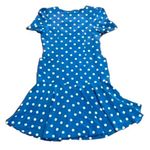 Pigeon Blue Polka Dot Dress with Flare nwt Photo 0