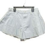 BLANK NYC NWT Keeps Cool Railroad Stripe Blue Shorts Size 27 Photo 2